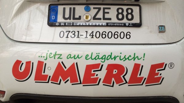 1. Elektro-Taxi in Ulm