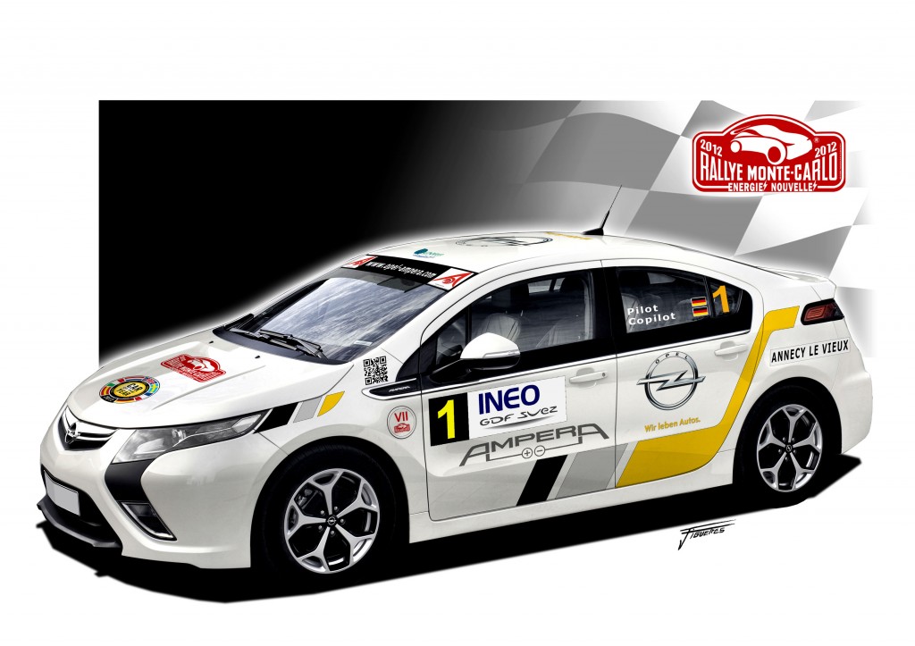 Opel Ampera Rallye Monte Carlo