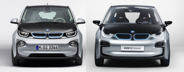 BMW i3 Vergleich Concept Serie
