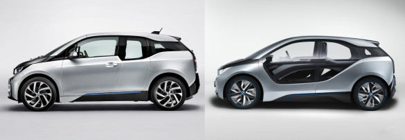 BMW i3 Vergleich Concept Serie Seite