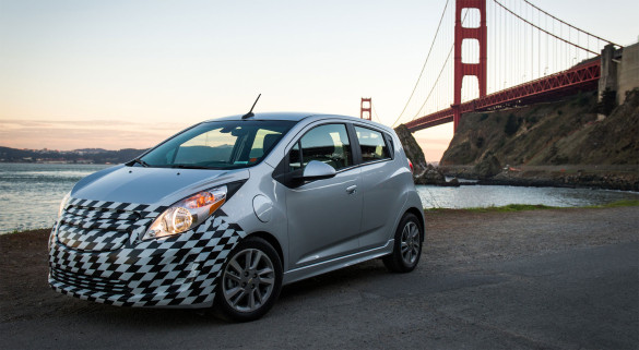 Chevrolet Spark EV mit Combo Schnellladung