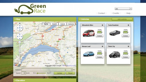 Green Race Elektroauto Simulation
