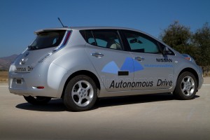 Nissan Leaf als autonomes Auto