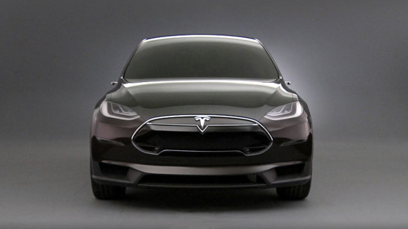 Tesla Model X ohne Spiegel