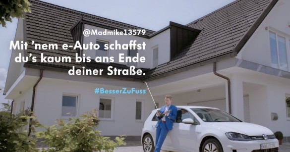 Die Reichweite eines Elektroautos ist sehr begrenzt