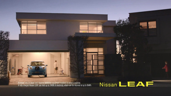Nissan Leaf 'What if' Werbung mit Fehler