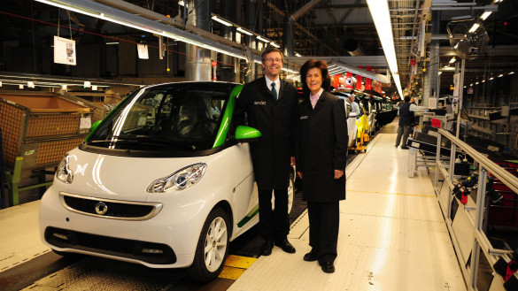 smart fortwo electric drive Produktion Hambach