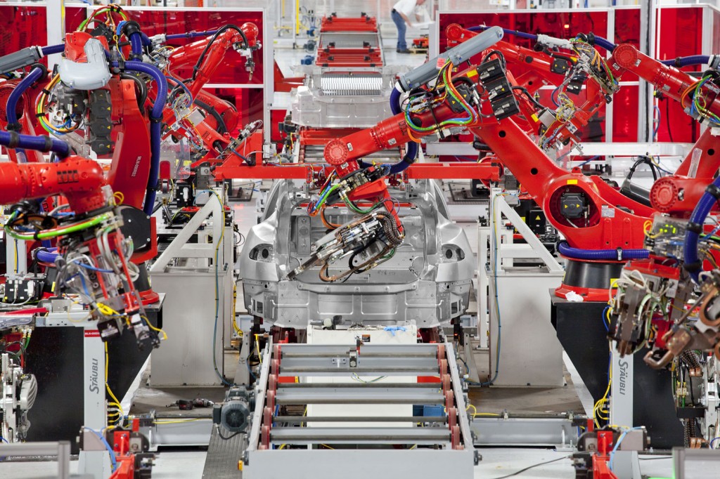 Tesla Model S Produktion